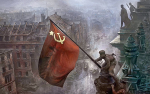 Kızıl Ordu'nun faşizme karşı zafer fotoğrafı