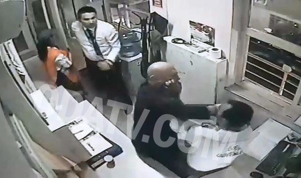 Eski AKP'li Bakan Bayraktar güvenlik görevlisini dövdü!