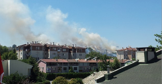 VİDEO | Halkalı'da Nükleer Araştırma Merkezi bölgesinde yangın
