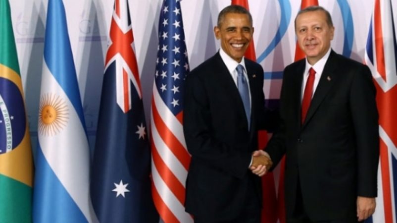 Çin'de Obama Erdoğan görüşmesi iki tarafın birbirine teşekkürü ile sonuçlandı