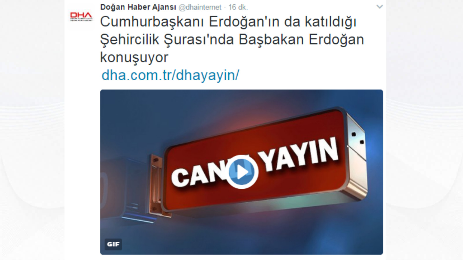 DHA 'iki başlılığı' kaldırdı: Başbakan da Erdoğan oldu