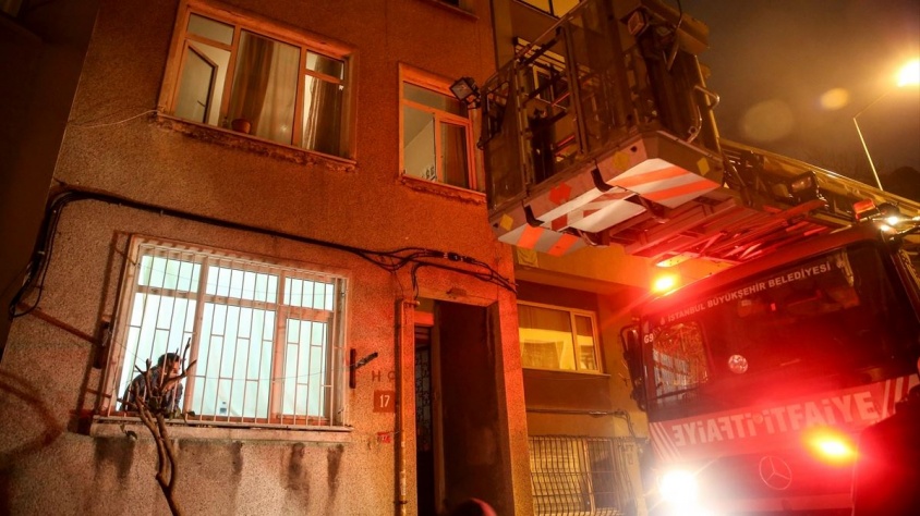 Beşiktaş'ta yanmış erkek cesedi bulundu
