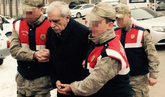 Ahmet Türk'ten bu fotoğrafa açıklama: Kayıp düşmemem için koluma girdiler