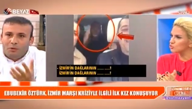 VİDEO | İzmir Marşı'na küfreden oyuncuya Beyaz TV kapılarını açtı: Erdoğan'ı seviyorum, aşığım