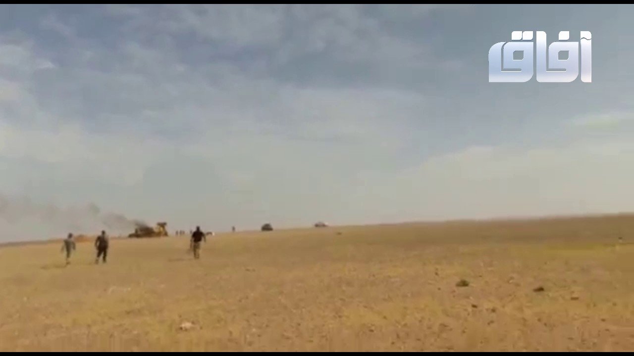 VİDEO | ABD, Irak sınırında Haşdi Şabi'ye bağlı güçleri de vurdu!