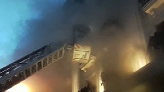 İstanbul'da otelde yangın faciası