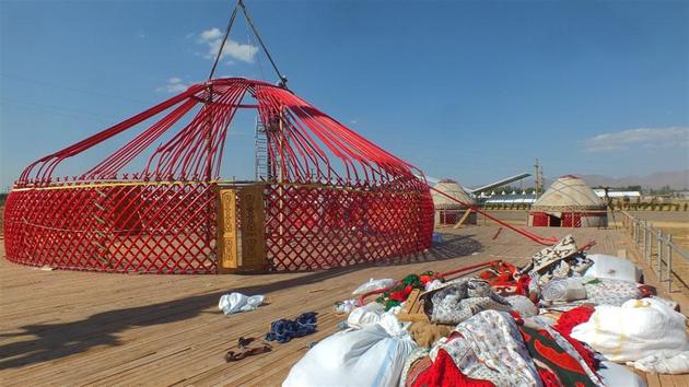 Erdoğan için kıl çadırlar kuruluyor