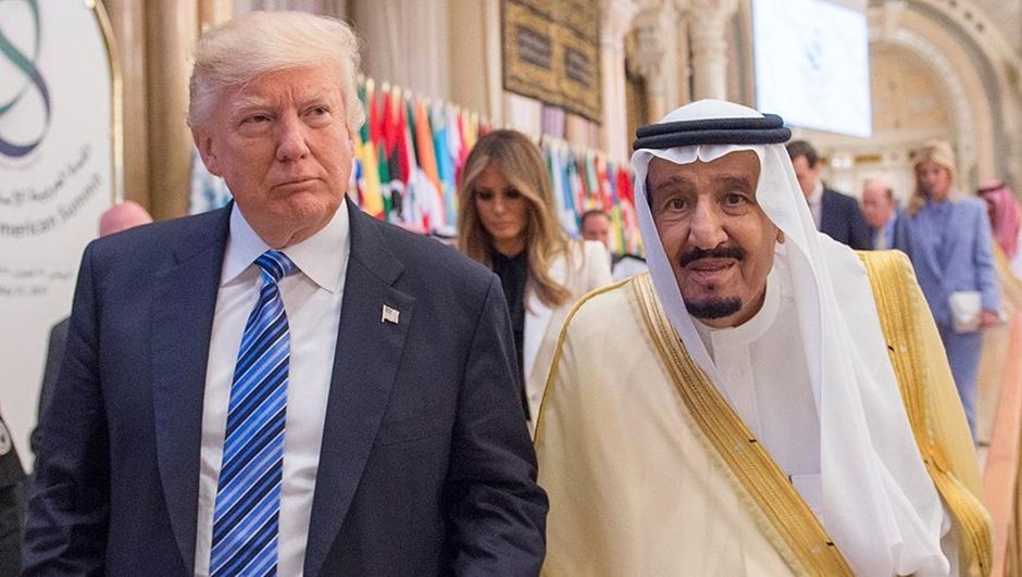 Trump ve Suudi Arabistan Kralı Selman bin Abdülaziz ile telefonda görüştü