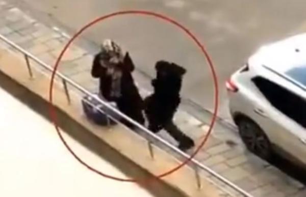Van'da kadına yönelik şiddet: Bebeğiyle kaldırımda duran kadını darp etti