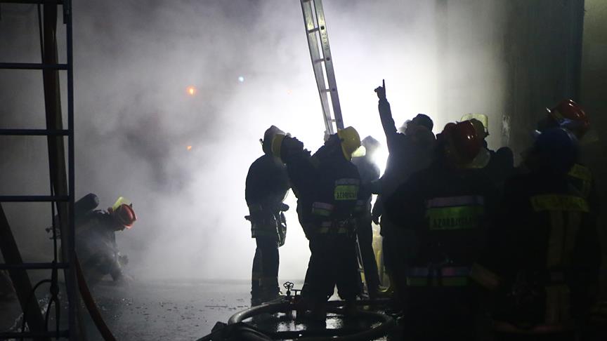 Bakü'de yangın faciası: Onlarca ölü var
