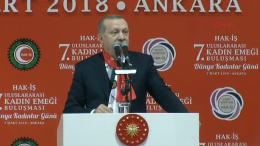 Erdoğan: Kadın cinayetleriyle ilgili haberler beni fevkalade rahatsız ediyor