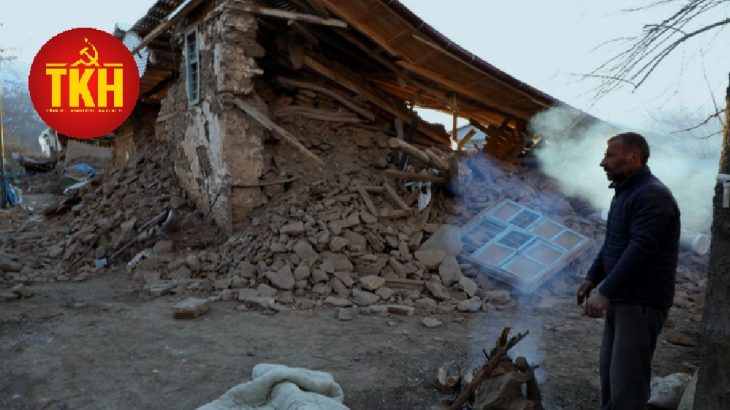 Komünistlerden depremden etkilenen köyler için dayanışma kampanyası