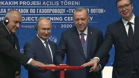 Erdoğan ve Putin TürkAkım'ı açtı