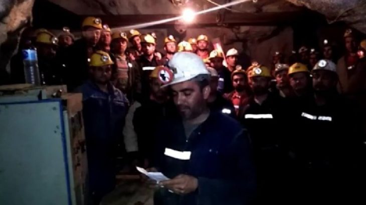 NESKO madencilik direnen işçilerin diyafon bağlantısını kesti!
