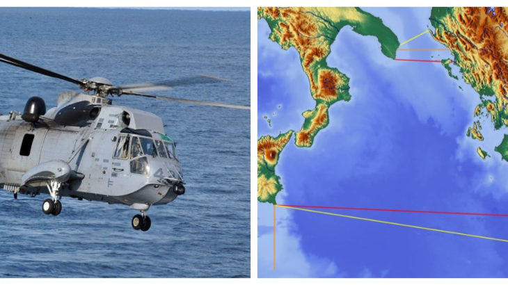 Akdeniz'de NATO bünyesinde görev yapan bir helikopter düştü
