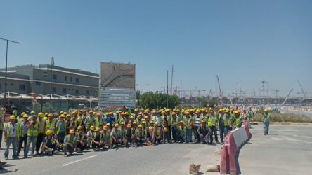 Limak'ın Kuveyt'teki şantiyesinde işçiler eylemde!