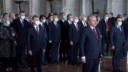 Meclis Başkanı'ndan Atatürk'e: Emin olun ki Türkiye ve TBMM emin ellerde