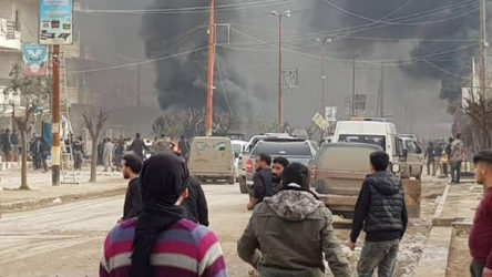 Afrin'de bomba yüklü tankerle saldırı: 10’larca ölü ve yaralı var