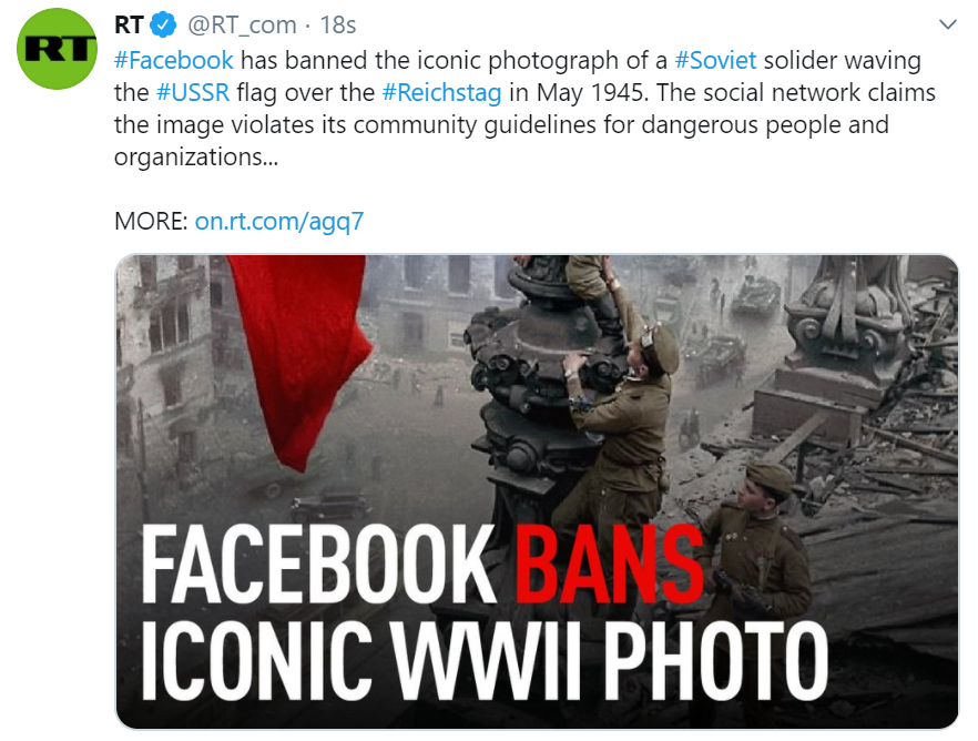 Facebook, kızıl bayrak fotoğrafını yasakladı!