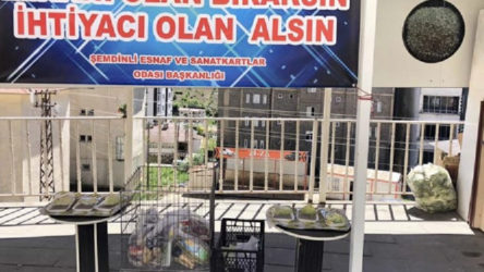 AKP’li belediye yardım standına el koydu