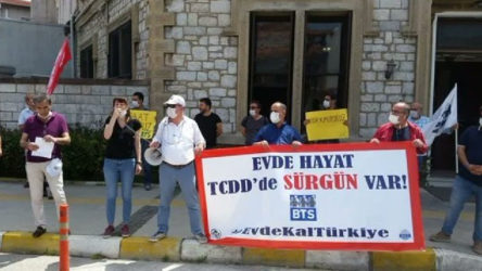 İzmir'de BTS üyeleri sürgünlere karşı eylemde