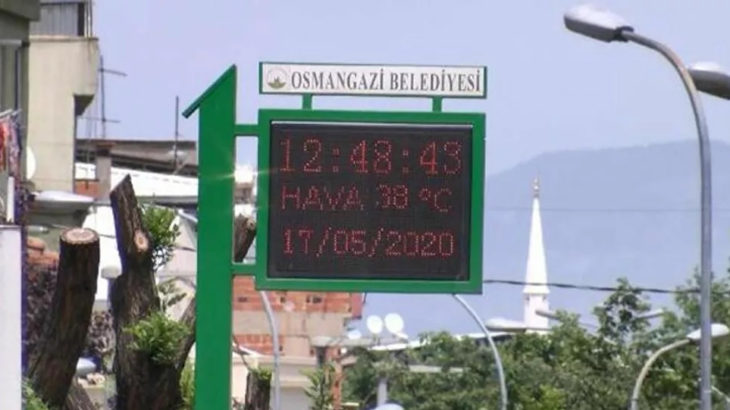 Bursa'da 75 yılın sıcaklık rekoru