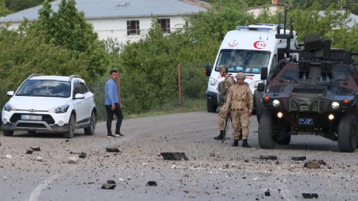 Erzincan'da EYP'li saldırı: 1 asker yaralandı