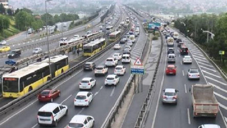 İstanbul'da trafik yoğunluğu yüzde 42'lere ulaştı