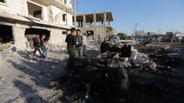 Azez'de bombalı saldırı: 5 ölü, 85 yaralı