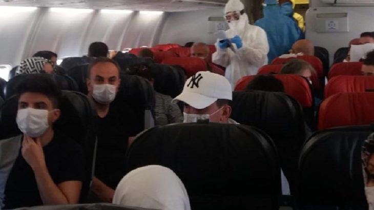 Diyarbakır–Ankara uçağında koronavirüs paniği