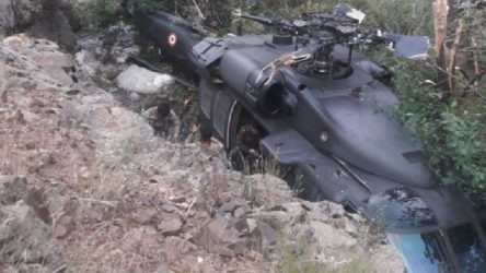 Bingöl'de askeri helikopter zorunlu iniş yaptı