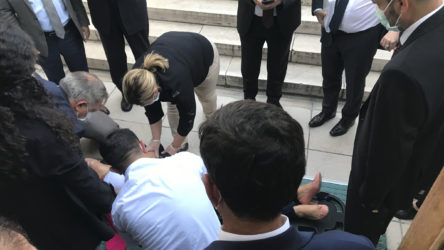 Meclis'te merdivenlerden düşen HDP Grup Başkanvekili Meral Danış Beştaş hastaneye kaldırıldı