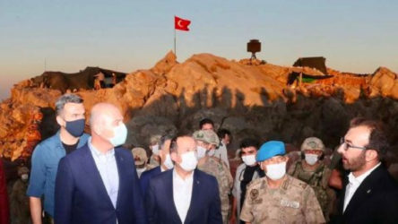 Soylu'nun sınır bölgesi ziyaretine AKP'nin il başkanları da katıldı