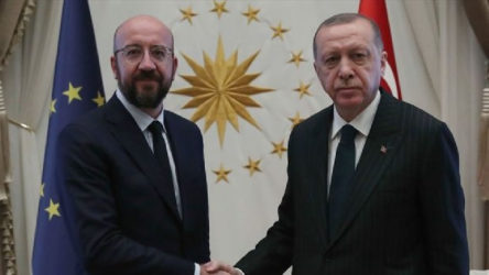 Erdoğan, AB Konseyi Başkanı ile görüştü