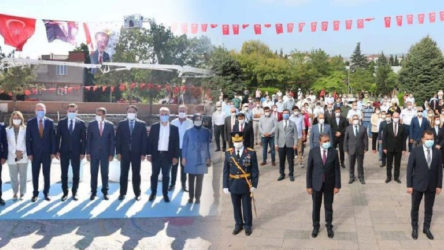 AKP'li vekiller temel atma töreninde varlar, 30 Ağustos'ta yoklar