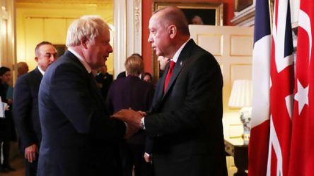 Erdoğan Johnson ile görüştü