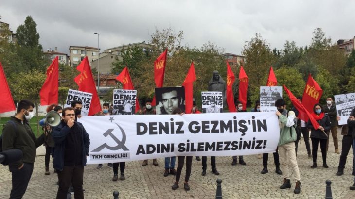 Komünist gençler: Deniz Gezmiş'in adını silemezsiniz!