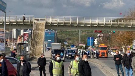 AKP’li Pendik belediyesi, İBB ekiplerinin yolunu kesti