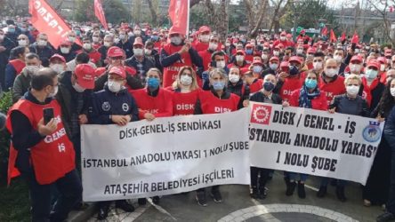 Kadıköy Belediyesi işçileri: Sözleşme Hakkımız, Grev Silahımız!