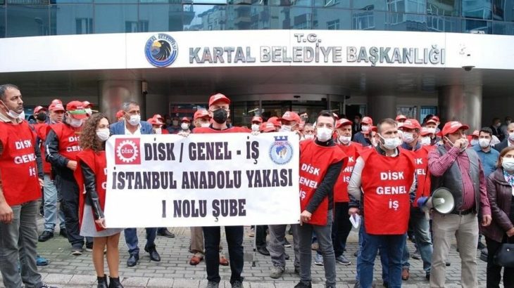 Kartal Belediyesi işçilerinden grev kararı