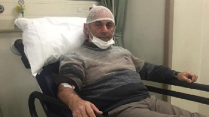 KRT TV programcısı Osman Güdü ofisinin önünde saldırıya uğradı