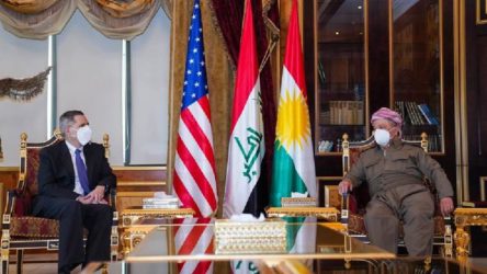 Barzani, ABD’li heyetle görüştü