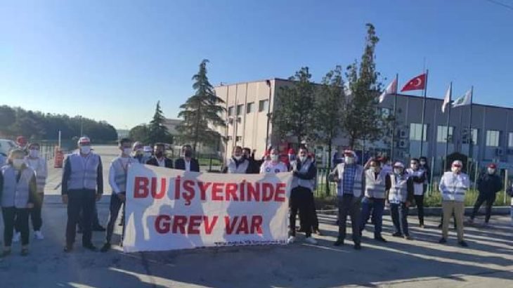 Bel Karper işçileri üretimi durdurdu greve çıktı: Kazanana kadar mücadele edeceğiz