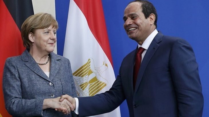 Merkel, Sisi ile görüştü