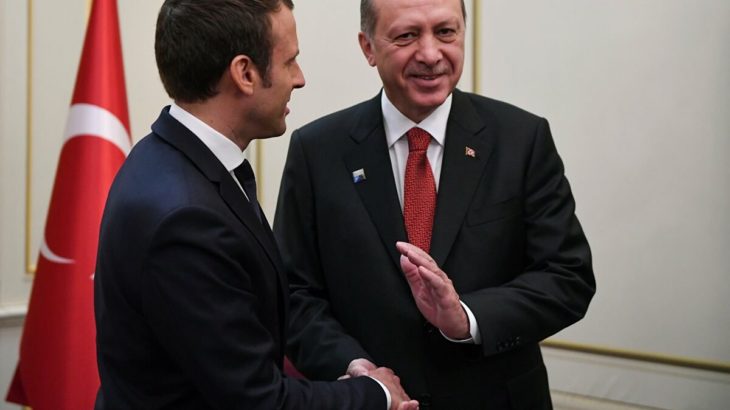 Erdoğan, Macron ile görüşecek