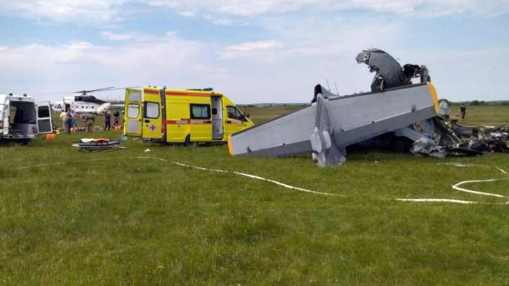 Rusya'da paraşütçüleri taşıyan uçak kaza yaptı: 9 kişi öldü
