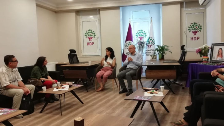 TKH'den HDP'ye dayanışma ziyareti