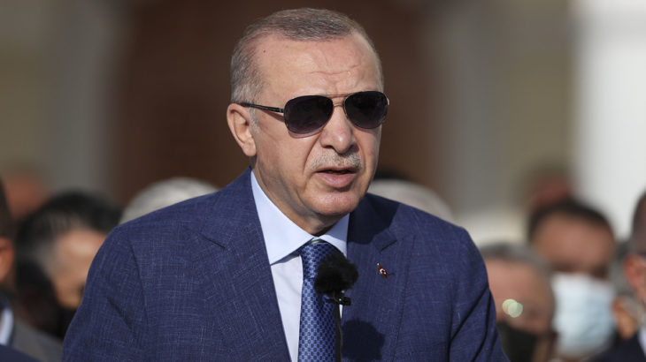 Erdoğan bayram namazı sonrası konuştu: Oğuzhan Beyi Kıbrıs Barış Harekatında...