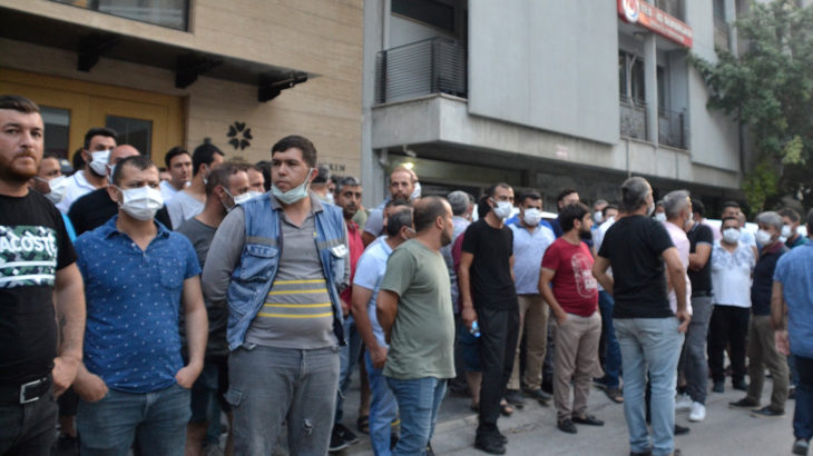 EnerjiSA işçileri Tes-İş Genel Başkanını protesto etti