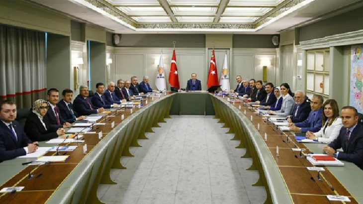 AKP Merkez Yürütme Kurulu, AKP Genel Başkanı Erdoğan başkanlığında toplandı